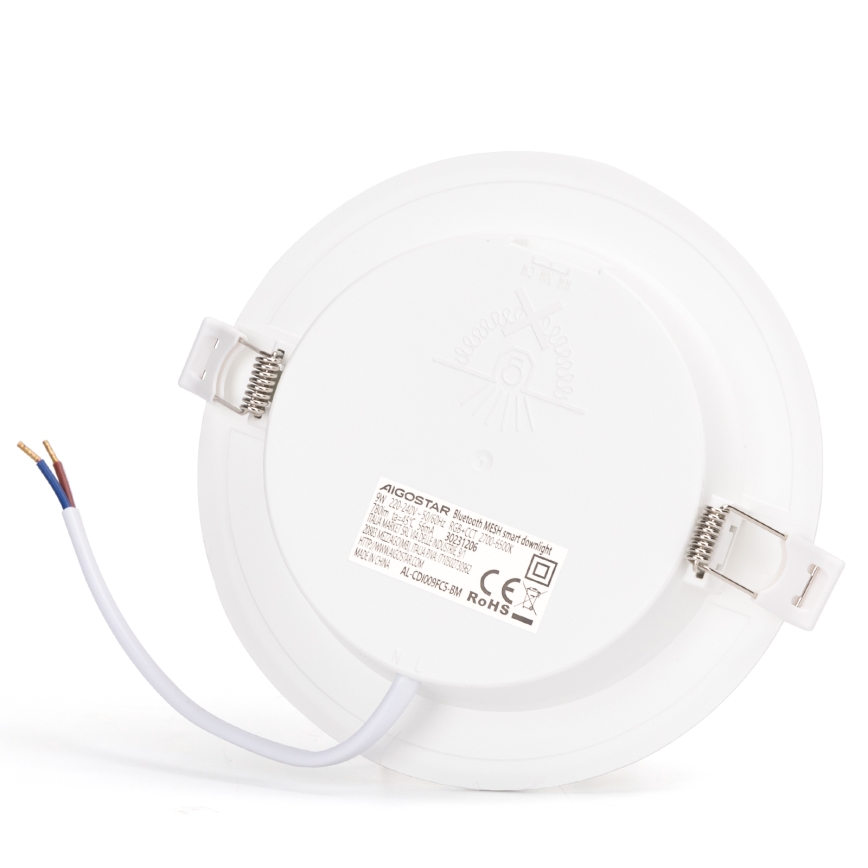 Aigostar - LED RGBW Χωνευτό φωτιστικό οροφής μπάνιου dimmimg MESH Smart LED/18W/230V 2700-6500K IP44