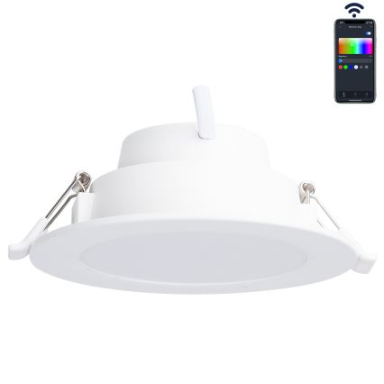 Aigostar - LED RGBW Χωνευτό φωτιστικό οροφής μπάνιου dimmimg MESH Smart LED/9W/230V 2700-6500K IP44