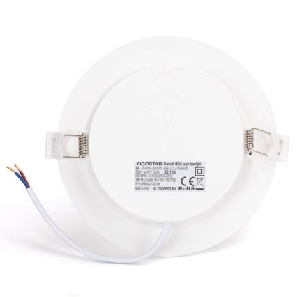 Aigostar - LED RGBW Χωνευτό φωτιστικό οροφής μπάνιου dimmimg MESH Smart LED/9W/230V 2700-6500K IP44