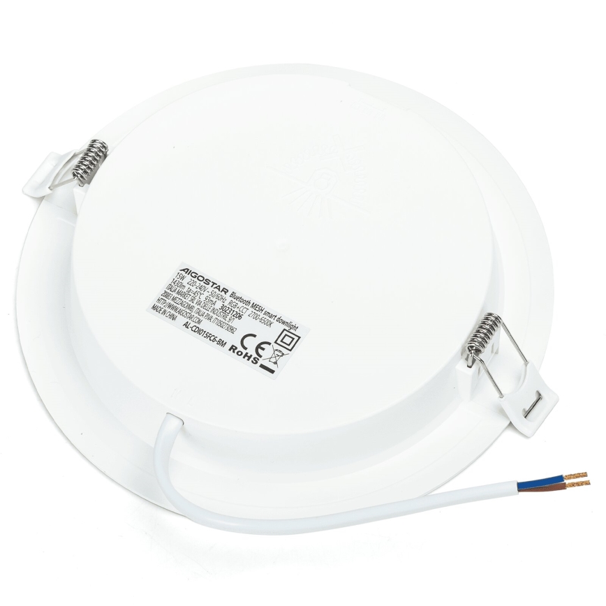 Aigostar - LED RGBW Χωνευτό φωτιστικό οροφής dimming MESH LED/15W/230V 2700-6500K διάμετρος 17 cm