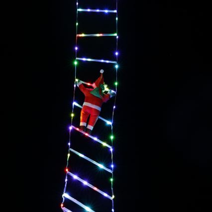 Aigostar - LED εξωτερική χριστουγεννιάτικη διακόσμηση 154xLED/8 λειτουργίες 1,6 m IP44 πολύχρωμη