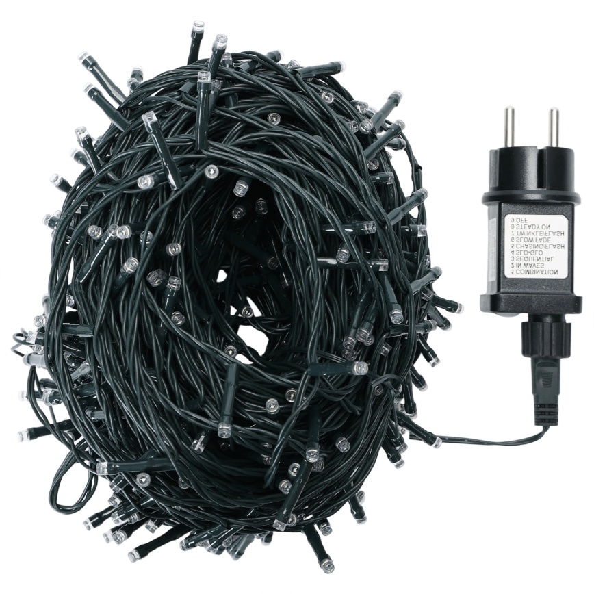 Aigostar - Γιρλάντα LED εξωτερικού χώρου για τα Χριστούγεννα, 300 LED, 30 m, IP44, πολύχρωμη