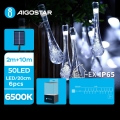 Aigostar - LED Solar διακοσμητικά λαμπάκια 50xLED/8 λειτουργίες 12m IP65 ψυχρό λευκό