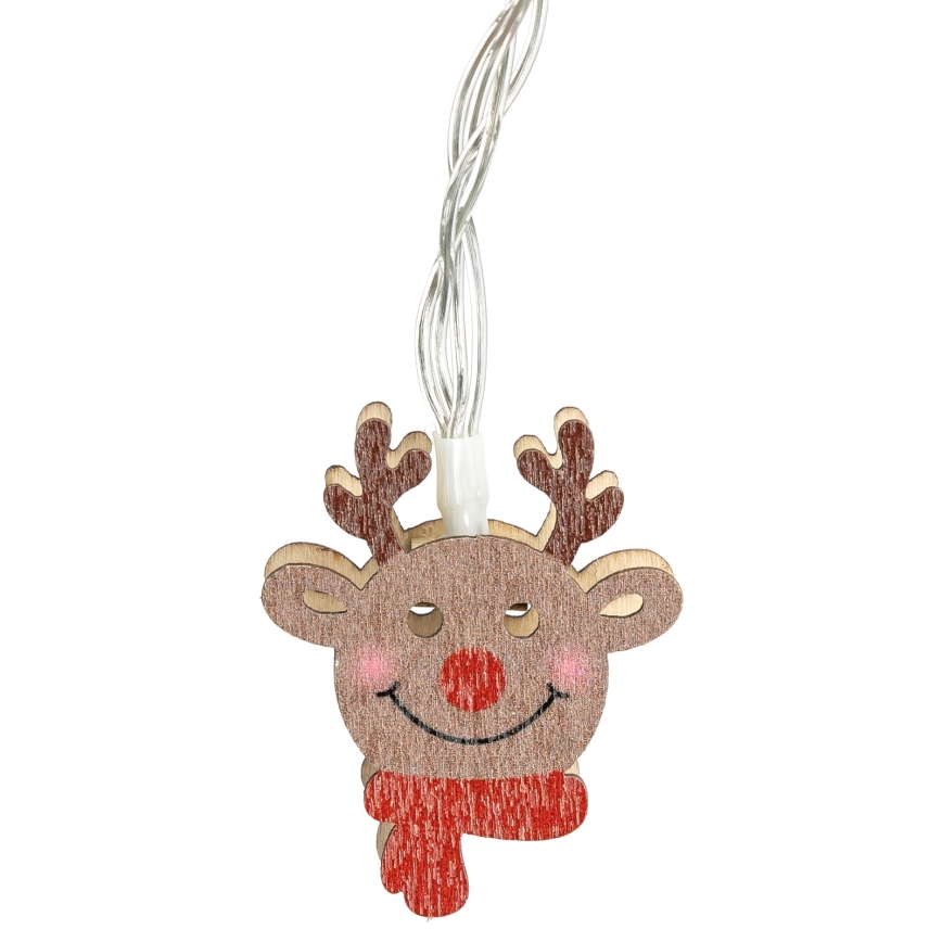 Aigostar - LED γιρλάντα 20xLED/3xAA 3m θερμό λευκό τάρανδος