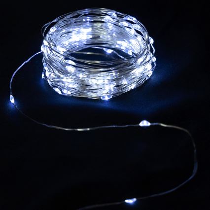 Aigostar - LED  γιρλάντα 30xLED/3xAA 3,3 m ψυχρό λευκό