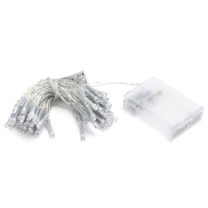 Aigostar - LED γιρλάντα 50xLED/3xAA 5,3m πολύχρωμη