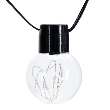 Aigostar - LED Εξωτερική διακοσμητική γιρλάντα 160 LED 10m IP44 θερμό λευκό