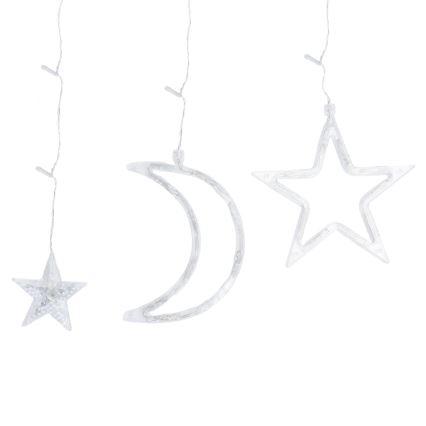 Aigostar - Χριστουγεννιάτικη εξωτερική γιρλάντα LED 120 LED/6W/230V/8 λειτουργίες 3x0,6m IP44 θερμό λευκό + τηλεχειριστήριο