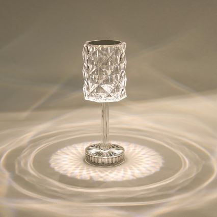 Aigostar - Ρυθμιζόμενο LED Φορτιζόμενο Επιτραπέζιο Φωτιστικό LED/1W/5V 2700/4000/6500K 1800mAh 26 εκ.