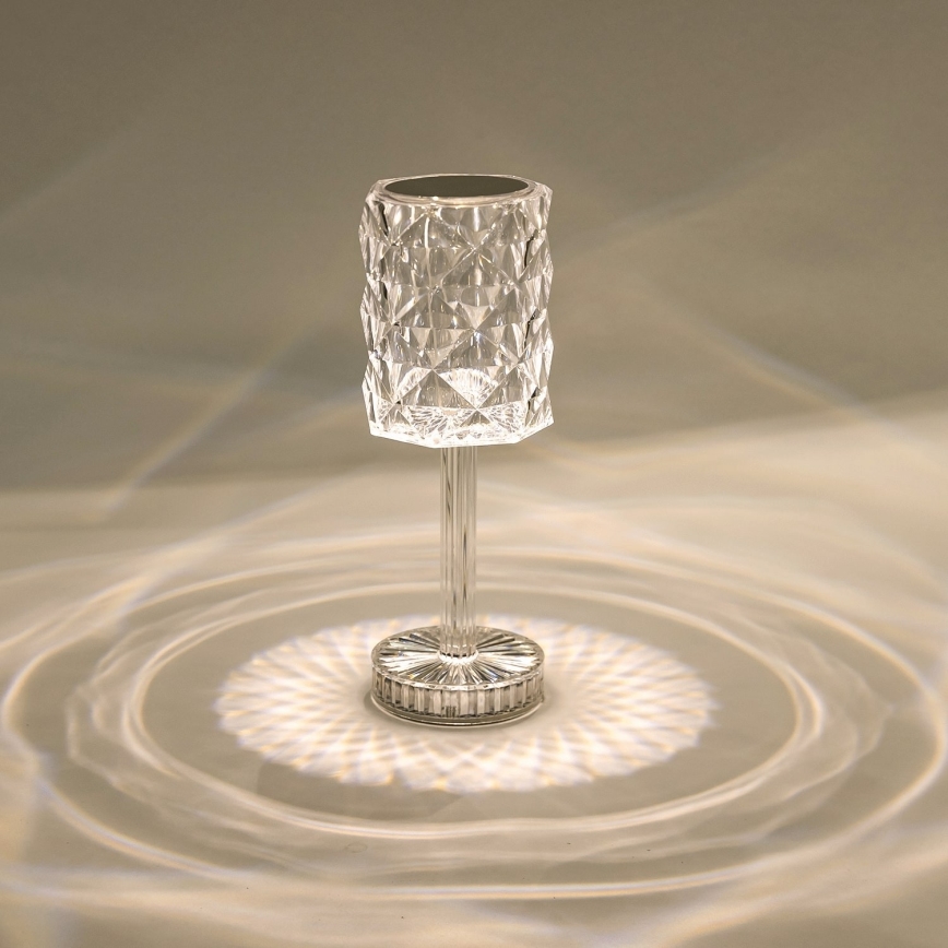 Aigostar - Ρυθμιζόμενο LED Φορτιζόμενο Επιτραπέζιο Φωτιστικό LED/1W/5V 2700/4000/6500K 1800mAh 26 εκ.