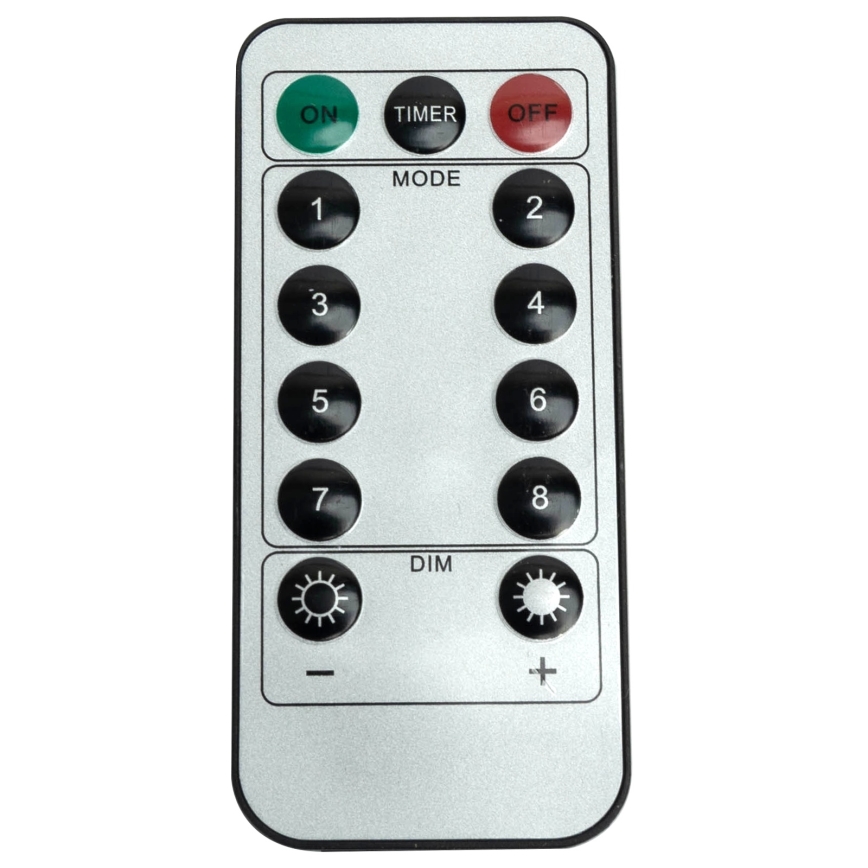 Aigostar - LED εξωτερική γιρλάντα 120xLED/8 λειτουργίες 3x0,7m IP44 ψυχρό λευκό + τηλεχειριστήριο