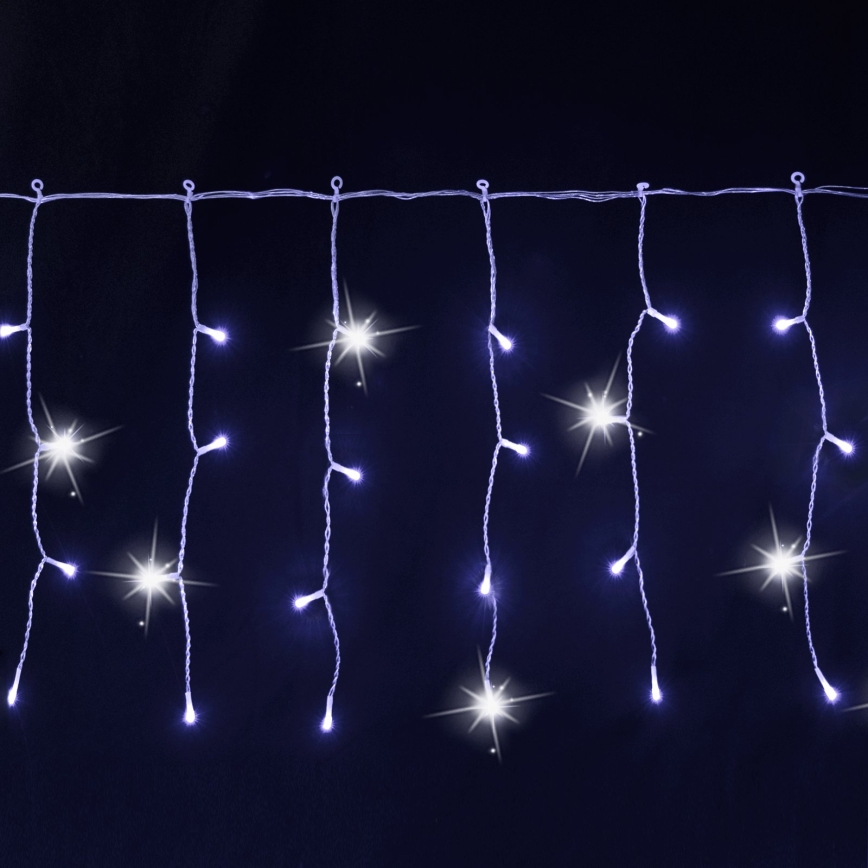 Aigostar - LED εξωτερικά χριστουγεννιάτικα φωτάκια 200xLED 8x0,4m IP44 ψυχρό λευκό