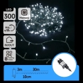 Aigostar - LED εξωτερικά χριστουγεννιάτικα φωτάκια 300xLED/8 λειτουργίες 30m IP44 ψυχρό λευκό