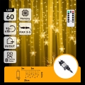 Aigostar - LED Εξωτερική  γιαρλάντα 120xLED/8 λειτουργίες 3x0,7m IP44 θερμό λευκό + τηλεχειριστήριο