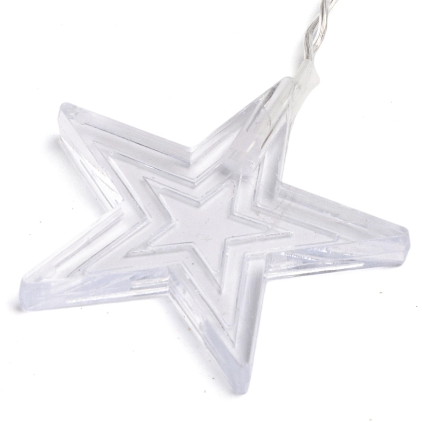 Aigostar - Εξωτερική γιρλάντα LED 168xLED/8 λειτουργίες 3x1,5m IP44 θερμό λευκό αστέρια