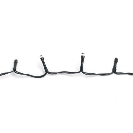 Aigostar-LED Εξωτερική γιρλάντα 300 LED / 8 λειτουργίες / 3xAA / 15,3 m / IP44 / θερμό λευκό