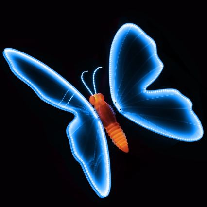Aigostar - LED Εξωτερική Διακόσμηση 468xLED 75 cm IP44 πεταλούδα/μπλε