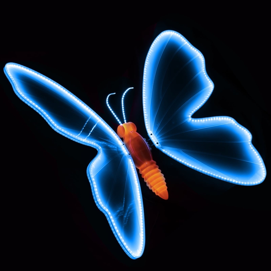 Aigostar - LED Εξωτερική Διακόσμηση 468xLED 75 cm IP44 πεταλούδα/μπλε