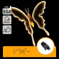 Aigostar - LED Εξωτερική διακόσμηση 558xLED 90 cm IP44 πεταλούδα/θερμό λευκό