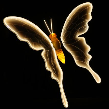 Aigostar - LED Εξωτερική διακόσμηση 558xLED 90 cm IP44 πεταλούδα/θερμό λευκό