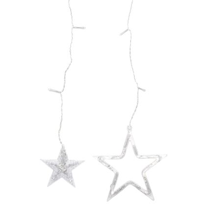Aigostar - LED Χριστουγεννιάτικη γιρλάντα εξωτερικού χώρου 120xLED/8 λειτουργίες 3x0,6 m IP44 ζεστό λευκό + τηλεχειριστήριο