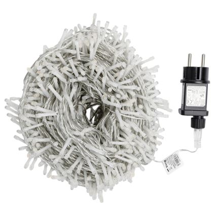 Aigostar - LED γιρλάντα για εξωτερικούς χώρους, 1000 LED, 8 λειτουργίες, 50 m, IP44, θερμό λευκό