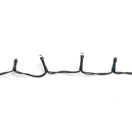 Aigostar - LED Εξωτερική χριστουγεννιάτικη γιρλάντα 100xLED/8 λειτουργίες 3xAA 5,3 m IP44 θερμό λευκό