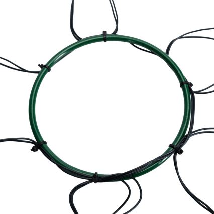 Aigostar - LED εξωτερική χριστουγεννιάτικη γιρλάντα 108xLED/8 λειτουργίες 3xAA 1,8m IP44 ζεστό λευκό