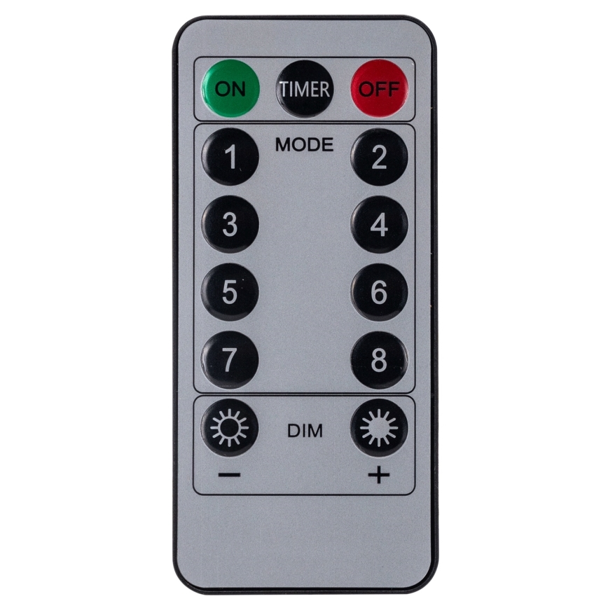 Aigostar - LED εξωτερική χριστουγεννιάτικη γιρλάντα 120xLED/8 λειτουργίες 3x0,7m IP44 θερμό λευκό + τηλεχειριστήριο