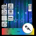 Aigostar - LED Εξωτερική χριστουγεννιάτικη γιρλάντα 120xLED/8 λειτουργίες 6x0,6m IP44 πολύχρωμη + τηλεχειριστήριο