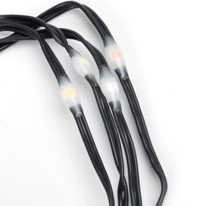 Aigostar -LED Εξωτερική χριστουγεννιάτικη γιρλάντα 150xLED/8 λειτουργίες 3xAA 15,3m IP44 πολύχρωμη