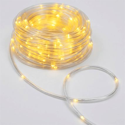 Aigostar - LED Εξωτερική χριστουγεννιάτικη γιρλάντα 150xLED/8 λειτουργίες 3xAA 15,3m IP44 θερμό λευκό