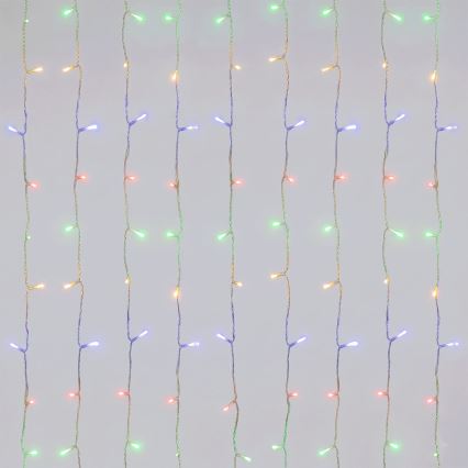Aigostar - LED εξωτερική χριστουγεννιάτικη γιρλάντα 156xLED/8 λειτουργίες 4,2x1,2m IP44 πολύχρωμη
