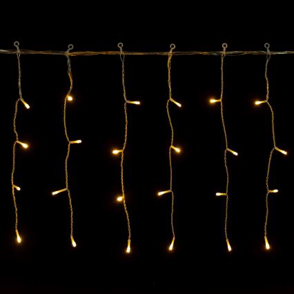 Aigostar - LED εξωτερική χριστουγεννιάτικη γιρλάντα 200xLED/8 λειτουργίες 10x0,4m IP44 θερμό λευκό