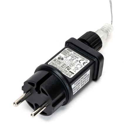 Aigostar - LED εξωτερική χριστουγεννιάτικη γιρλάντα 200xLED/8 λειτουργίες 23m IP44 θερμό λευκό