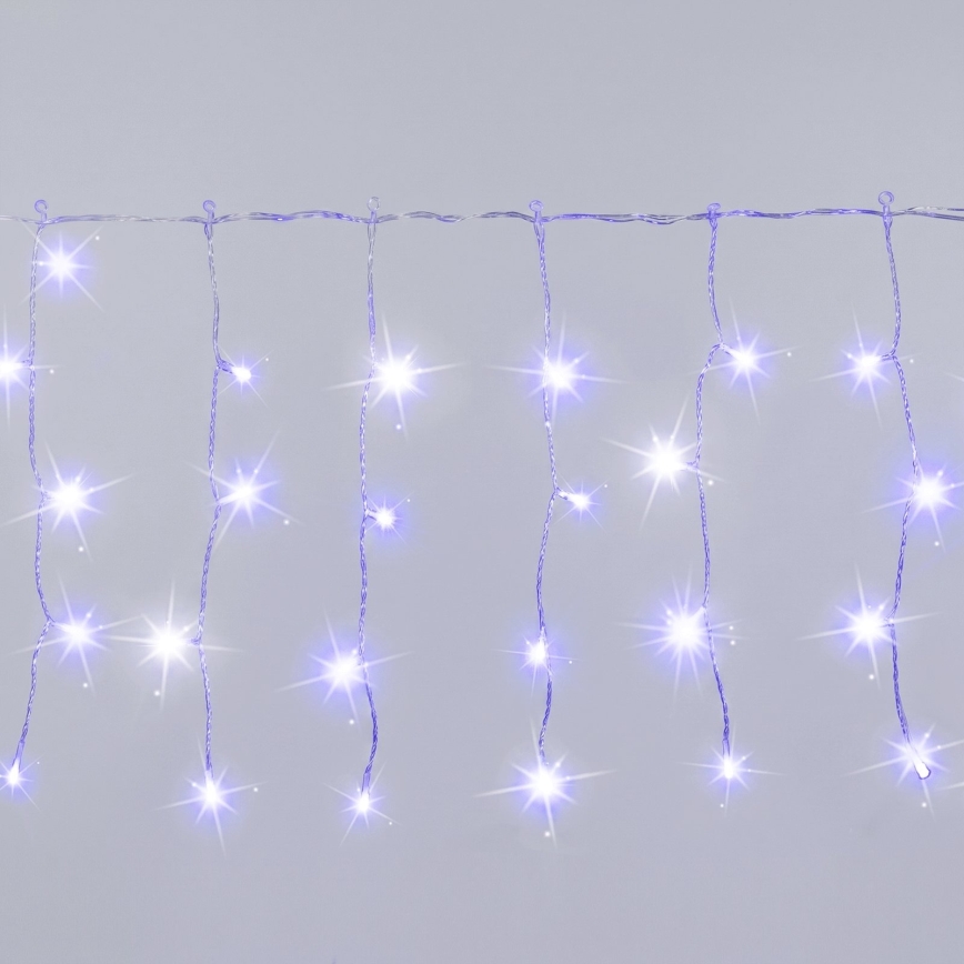 Aigostar - LED εξωτερική χριστουγεννιάτικη γιρλάντα 200xLED 8x0,4m IP44 μπλε