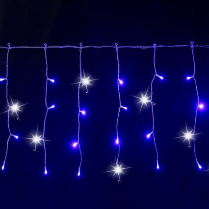 Aigostar - LED εξωτερική χριστουγεννιάτικη γιρλάντα 200xLED 8x0,4m IP44 μπλε
