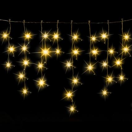 Aigostar - LED Εξωτερική Χριστουγεννιάτικη Γιρλάντα 200xLED 8x0,6m IP44 θερμό λευκό