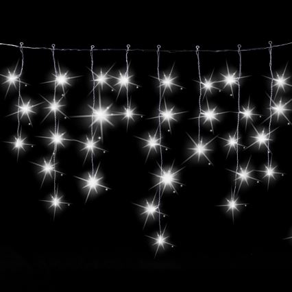 Aigostar - LED εξωτερική χριστουγεννιάτικη γιρλάντα 200xLED 8x0,6m IP44 ψυχρό λευκό