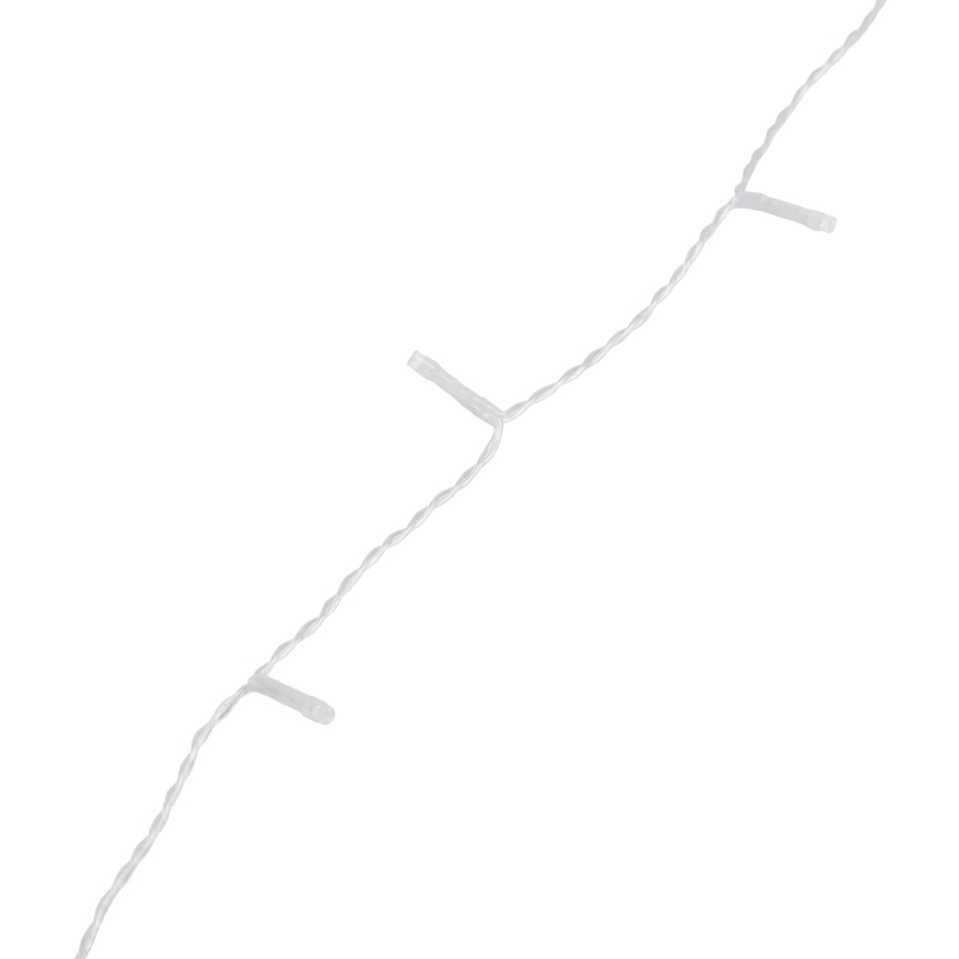 Aigostar - LED γιρλάντα εξωτερικού χώρου 300xLED/8 λειτουργίες 3x1m IP44 ψυχρό λευκό + τηλεχειριστήριο