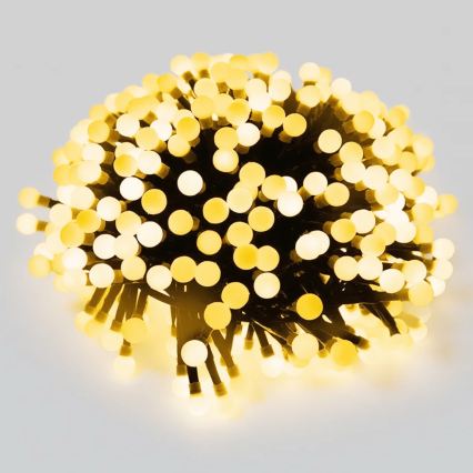 Aigostar - LED εξωτερική χριστουγεννιάτικη γιρλάντα 50×LED / 8 λειτουργίες, 8 m, IP44, ζεστό λευκό
