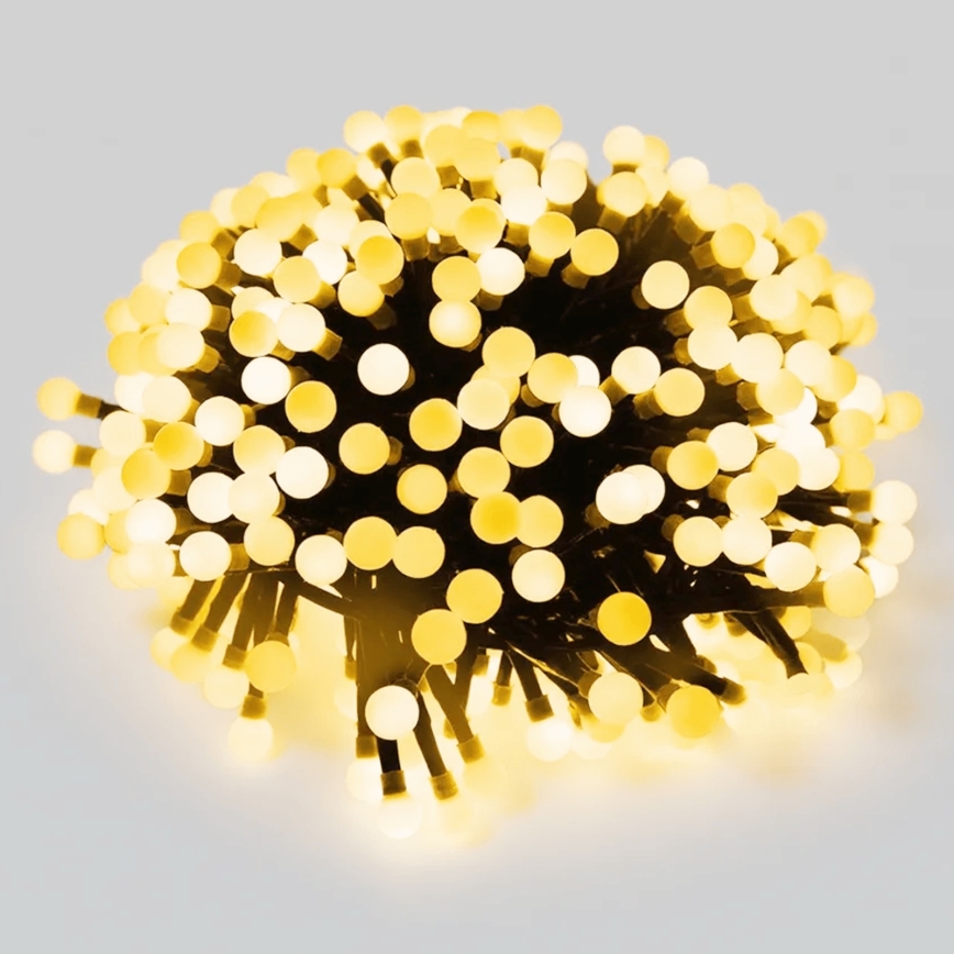 Aigostar - LED εξωτερική χριστουγεννιάτικη γιρλάντα 50×LED / 8 λειτουργίες, 8 m, IP44, ζεστό λευκό