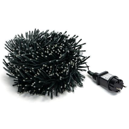 Aigostar - LED εξωτερική χριστουγεννιάτικη γιρλάντα 600 LED, 8 λειτουργίες, 18 m, IP44, ψυχρό λευκό