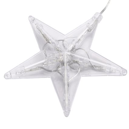 Aigostar - LED εξωτερική χριστουγεννιάτικη γιρλάντα 70xLED 1,2x1m IP44 ψυχρό λευκό σε σχήμα αστέρων