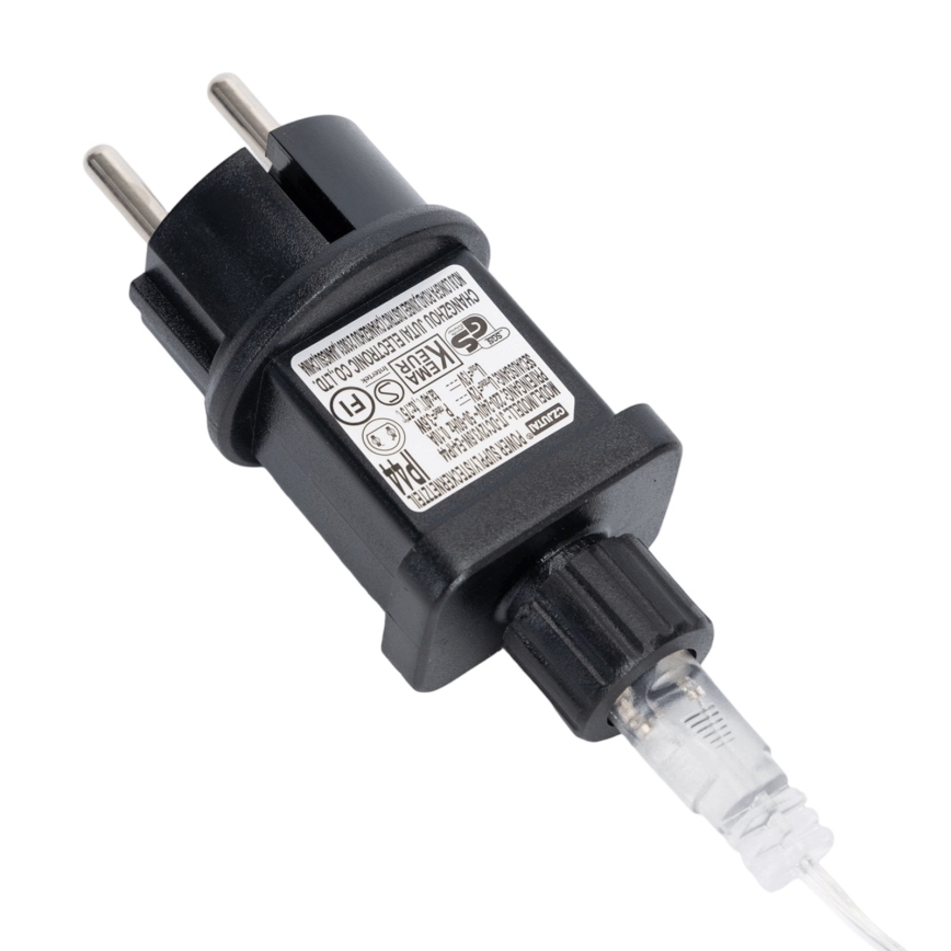 Aigostar - LED Εξωτερική χριστουγεννιάτικη γιρλάντα 80xLED+20xLED 8m IP44 θερμό+ψυχρό λευκό