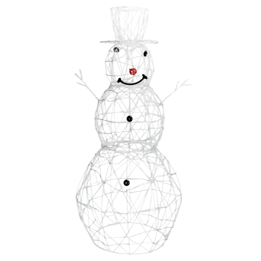 Aigostar - LED εξωτερική χριστουγεννιάτικη διακόσμηση 3,6W/31/230V 2700K 120 cm IP44 χιονάνθρωπος