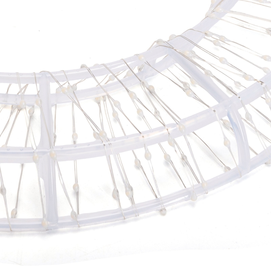 Aigostar - LED διακόσμηση εξωτερικού χώρου για Χριστούγεννα 540xLED/6W/230V IP44 θερμό λευκό, κύκλος 45 cm