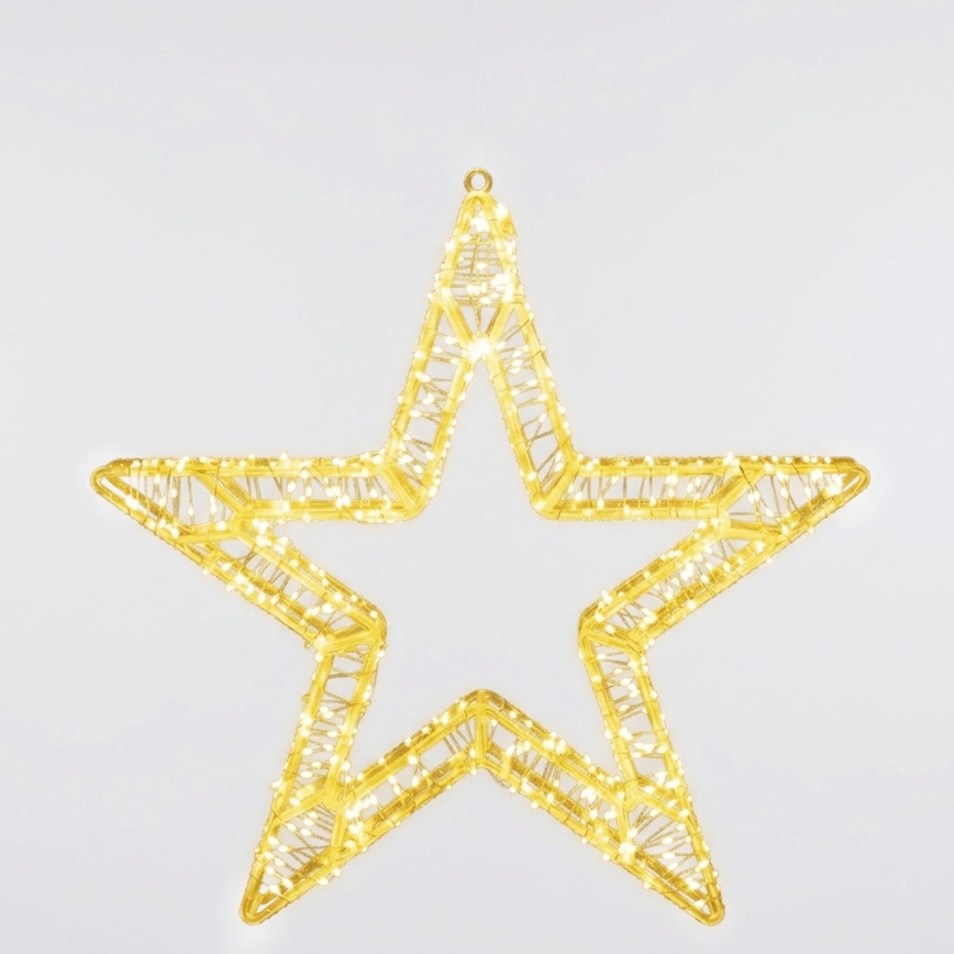 Aigostar - LED εξωτερική χριστουγεννιάτικη διακόσμηση 540xLED/6W/230V IP44 θερμό λευκό αστέρι 45cm