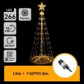 Aigostar - LED Εξωτερική χριστουγεννιάτικη διακόσμηση LED/3,6W/31/230V 2700K 180 cm IP44