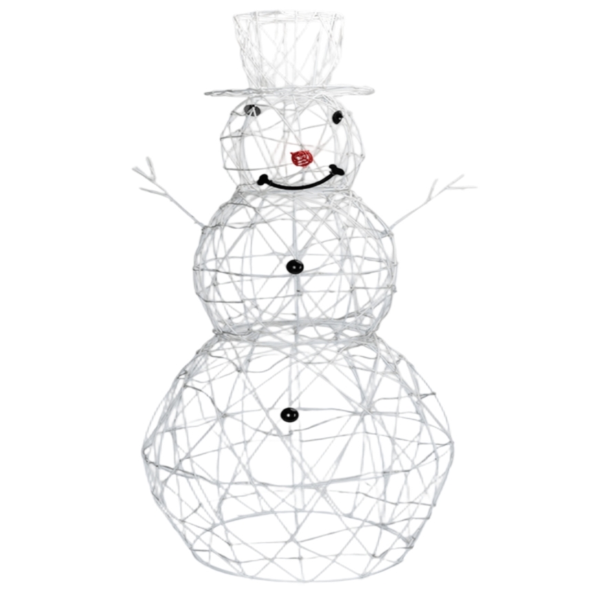 Aigostar-LED Εξωτερική χριστουγεννιάτικη διακόσμηση LED/3,6W/31/230V 6500K 90cm IP44 χιονάνθρωπος